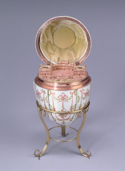 Uovo del Palazzo di Gatchina, realizzato da Mikhail Perkhin, 1901 da Carl Fabergé
