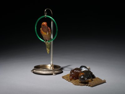 Cuccioli su un tappeto, fine 1800s-inizio 1900s da Carl Fabergé