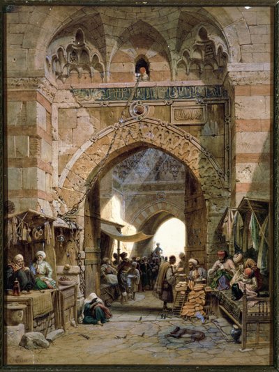 Scena di bazar, 1875 da Carl Friedrich Heinrich Werner
