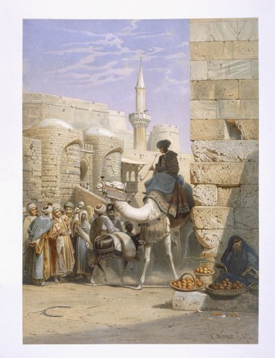 Vita di strada al Cairo da Carl Friedrich Heinrich Werner