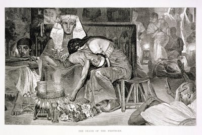 La morte del primogenito, XIX secolo da Carl Friedrich Heinrich Werner