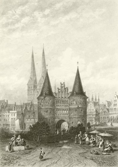 La Porta di Holstein, Lubecca da Carl Friedrich Heinrich Werner