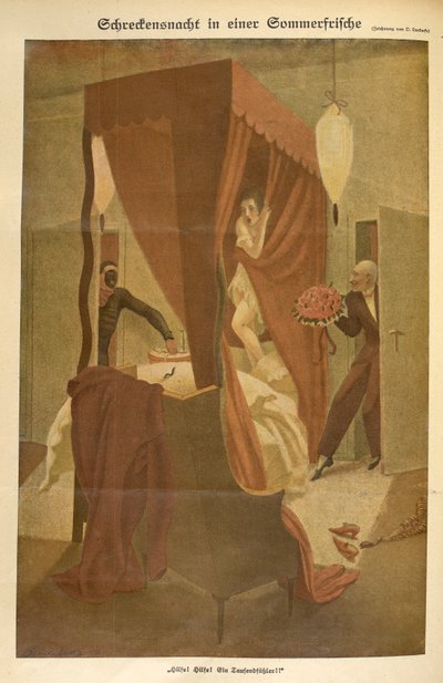 Notte di terrore in una località estiva da Carl Friedrich Otto Lendecke
