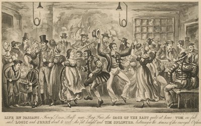 Ballo in maschera vicino a Rag Fair da Carl Georg Adolph Hasenpflug