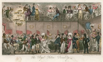 Il salone reale, Piccadilly da Carl Georg Adolph Hasenpflug