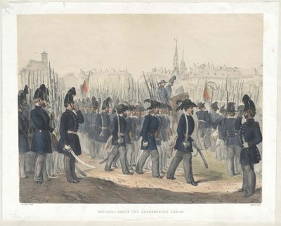 Guardia Nazionale e legione collegiale da Carl Goebel