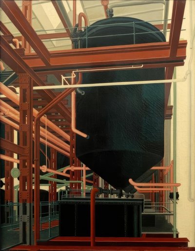 Raffineria di petrolio da Carl Grossberg