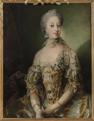 Ritratto di Sofia Maddalena di Danimarca, regina di Svezia da Carl Gustaf Pilo