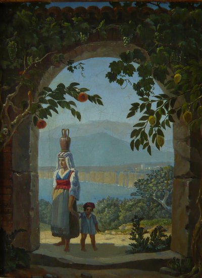 Memoria di Sorrento da Carl Gustav Carus