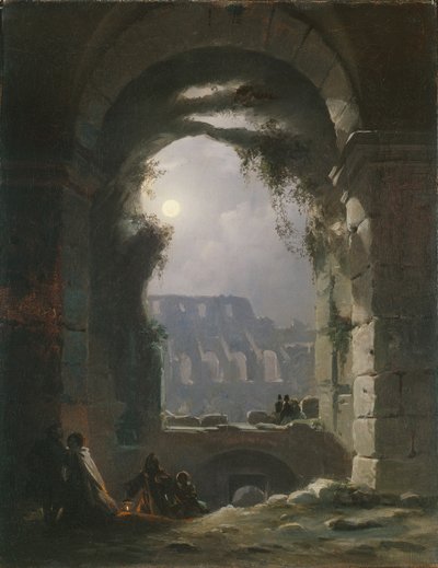 Il Colosseo di notte, primi anni 1830 da Carl Gustav Carus