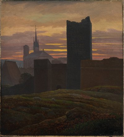 Il castello imperiale, Eger da Carl Gustav Carus