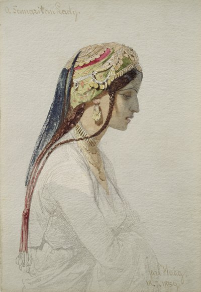Una signora samaritana, 1859 da Carl Haag