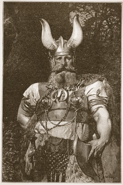Un capo vichingo, illustrazione da 