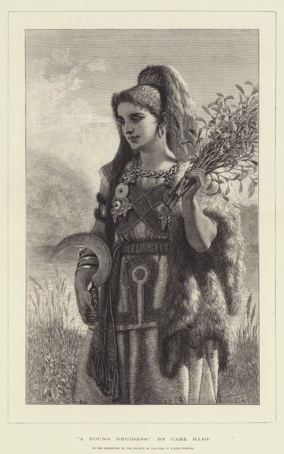 Una Giovane Druida da Carl Haag