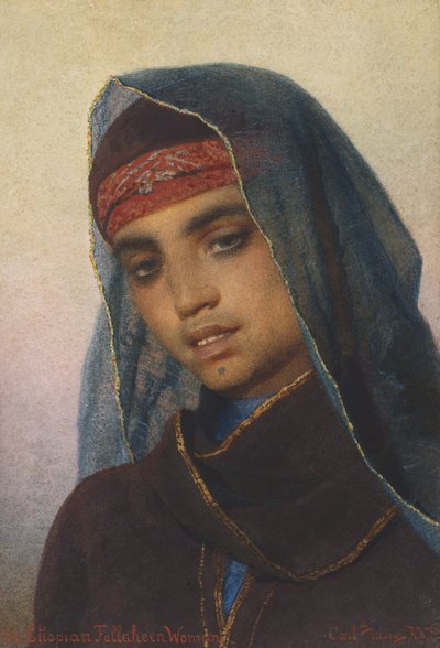 Una Donna Fellah Etiope da Carl Haag