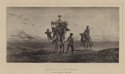 Mattina nel deserto da Carl Haag