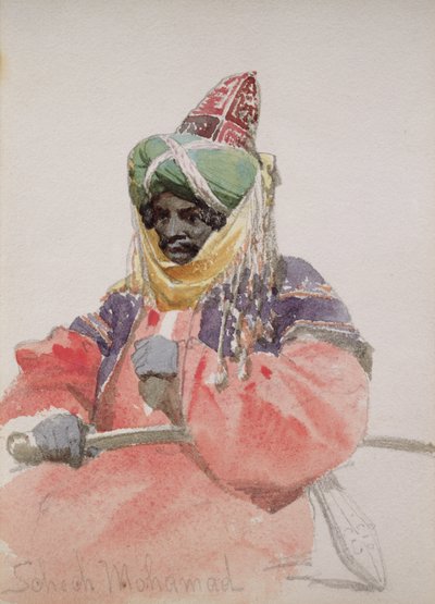 Ritratto di un arabo da Carl Haag