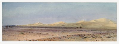 Dune di sabbia sulla strada per Suez, 1859 da Carl Haag