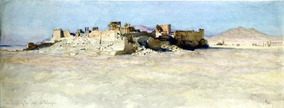 Angolo sud-est del Tempio del Sole, Palmira da Carl Haag