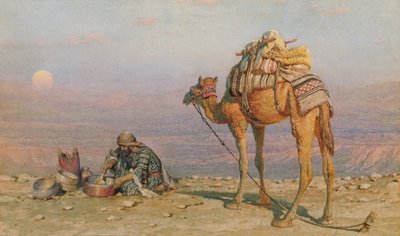 Il pasto serale, 1881 da Carl Haag
