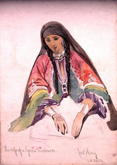 La Moglie di un Beduino Siriano da Carl Haag