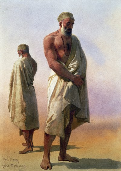 Due dervisci, 1858 da Carl Haag