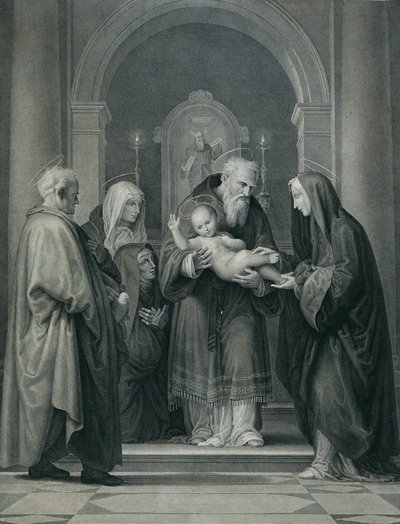 La presentazione al tempio da Carl Heinrich Rahl