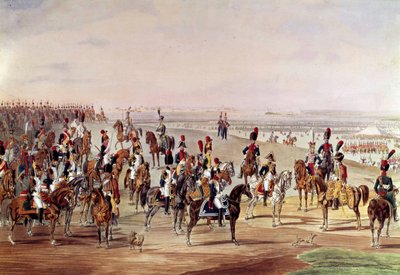 Quadro generale della cavalleria francese, circa 1809 da Carl Heinrich Rahl