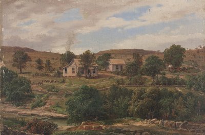 Ranch Klappenbach vicino a Johnson City, Texas da Carl Hermann Frederick Lungkwitz