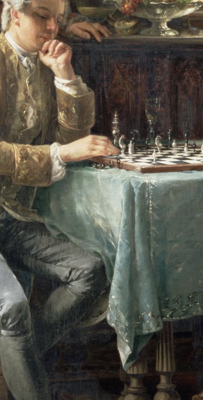 I giocatori di scacchi, 1887 da Carl Herpfer