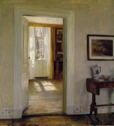 Interno con giardino da Carl Holsoe