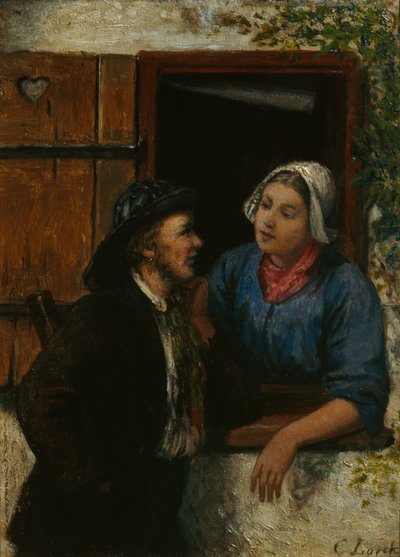 Il pilota e sua moglie da Carl Julius Lorck