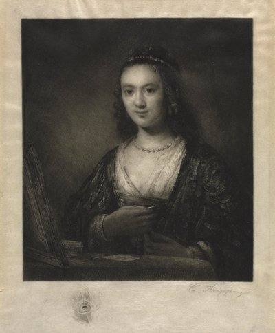 Ritratto di una donna da Carl Köpping