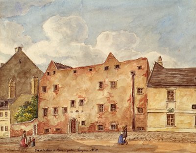 La vecchia casa in Grüne Thorgasse Nr. 80 a Vienna Rossau da Carl L. Wiesböck
