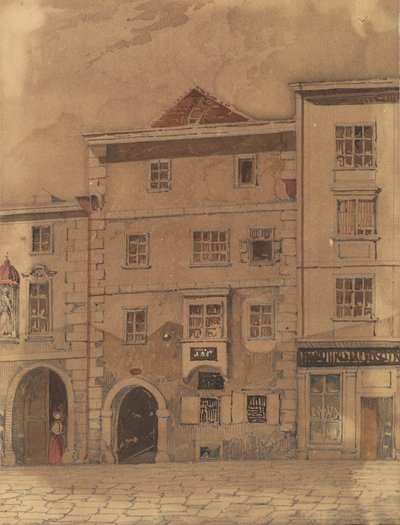 Casa dove morì Mozart, in Rauhensteingasse a Vienna da Carl L. Wiesböck