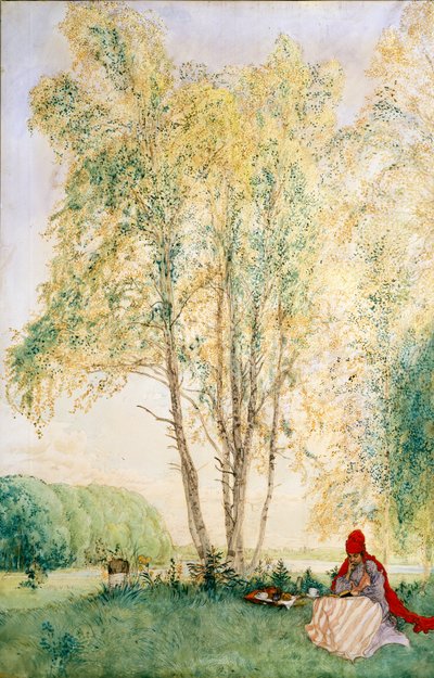 Sotto le Betulle da Carl Larsson