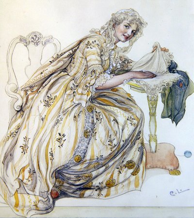 Decorazione di Natale da Carl Larsson