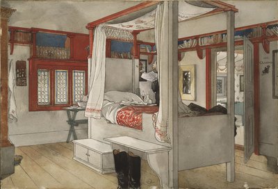 La stanza di papà, dalla serie A Home, c.1895 da Carl Larsson