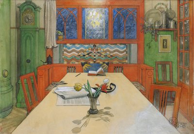 Il giorno è finito, buona notte! da Carl Larsson