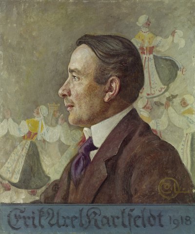 Erik Axel Karlfeldt, 1918 da Carl Larsson