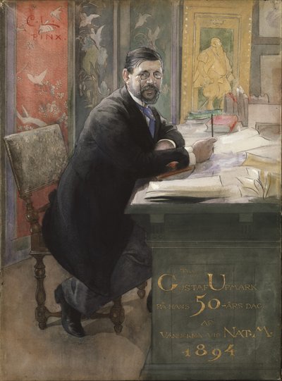 Gustaf Upmark, 1894 da Carl Larsson