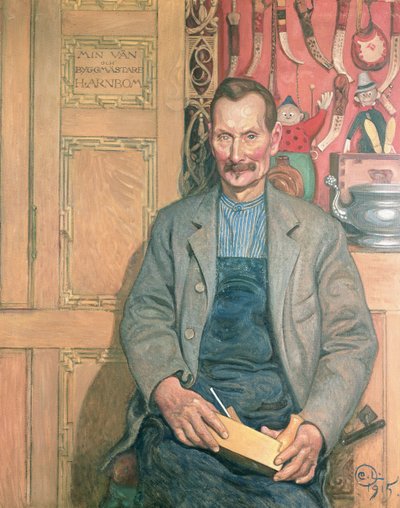 Hans Arnbom, il falegname da Carl Larsson