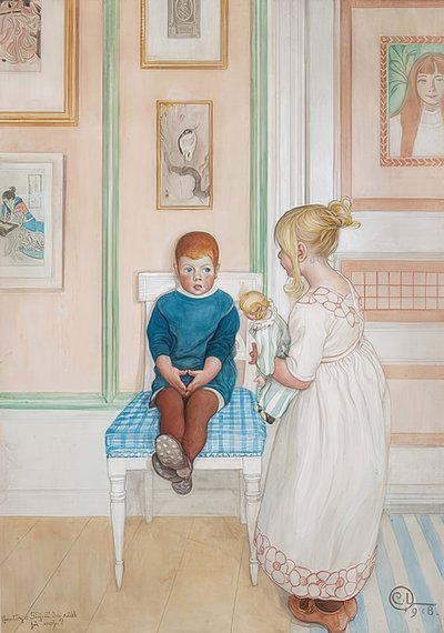Hai paura di me? 1918 da Carl Larsson
