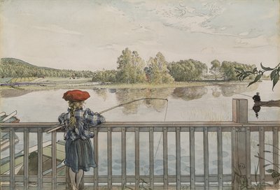 Lisbeth che pesca, dalla serie 