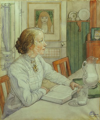 La mia figlia maggiore, 1904 da Carl Larsson