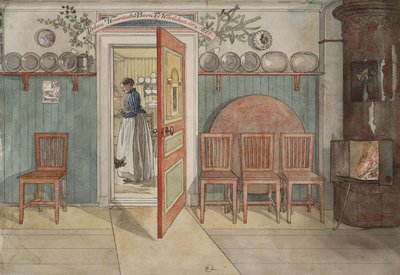 Vecchia Anna, dalla serie Una casa da Carl Larsson