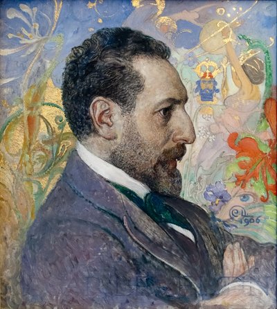 Ritratto di Oskar Levertin da Carl Larsson