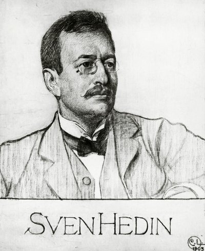 Ritratto di Sven Anders Hedin da Carl Larsson