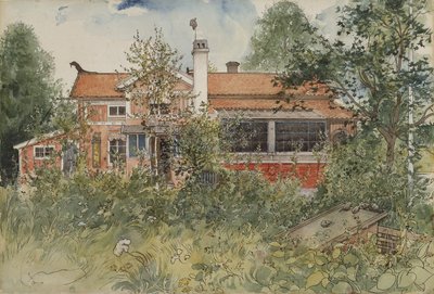 Il cottage, dalla serie A Home, c.1895 da Carl Larsson