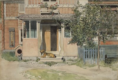 La veranda, dalla serie Una casa da Carl Larsson